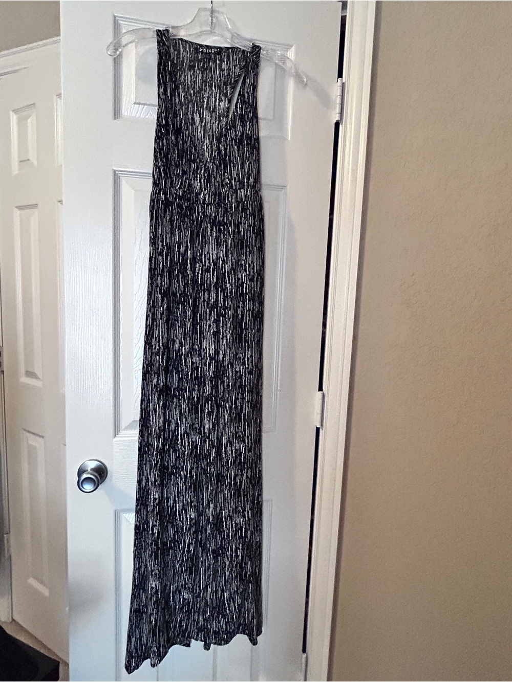 Women’s Volcom Black and White Patterned Maxi Dress